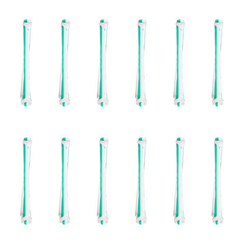12 Pieces Perm Rods With Perm Rod Bands Cold Wave Rods