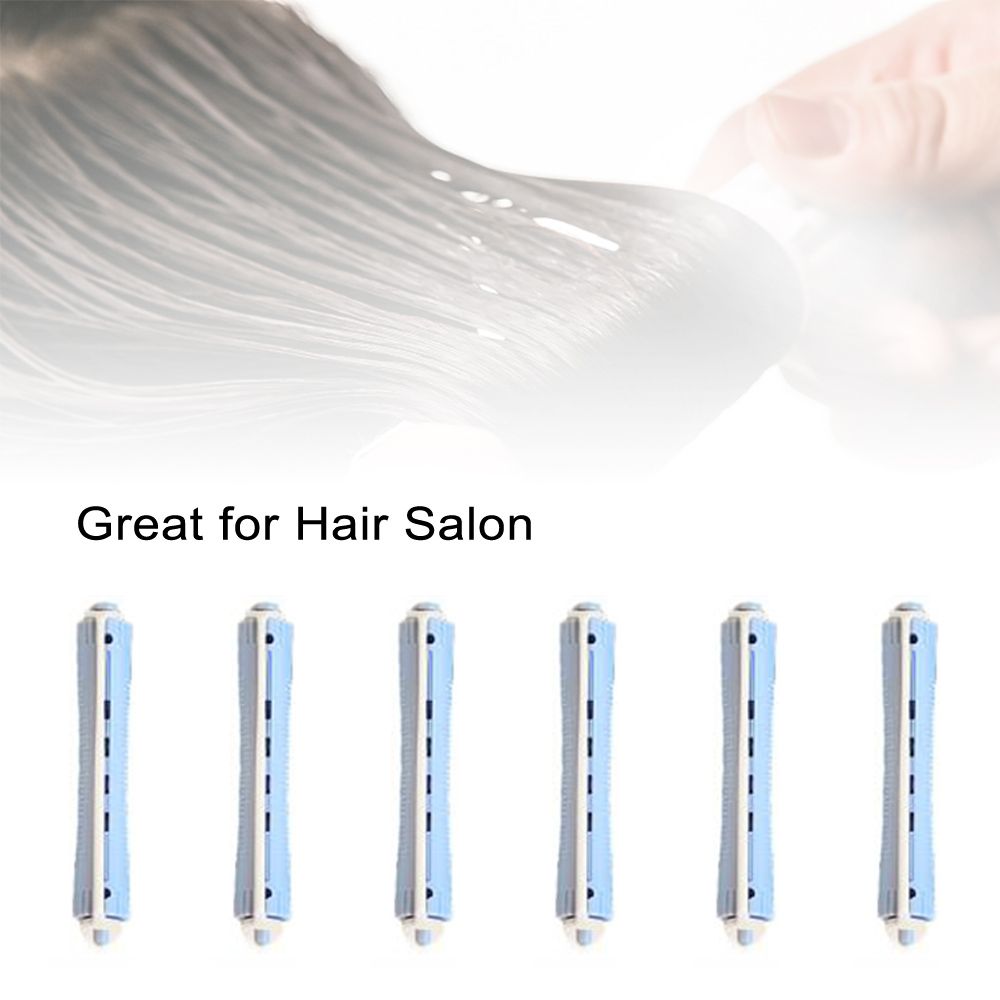 12 Pieces Perm Rods With Perm Rod Bands Cold Wave Rods