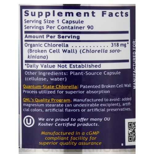 Chlorella 90 Capsules Healthy