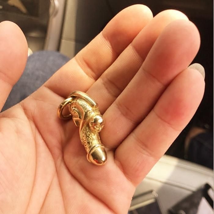 Paladkik Erotic Monkey Magic LOVE Charm Amulet(Color:Gold)