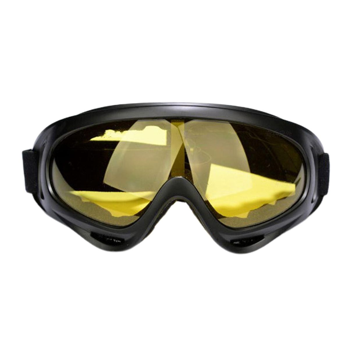 Winter Ski Goggles Windproof Snowboard Eyewear  Yellow A