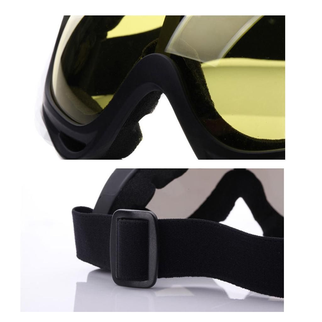 Winter Ski Goggles Windproof Snowboard Eyewear  Yellow A