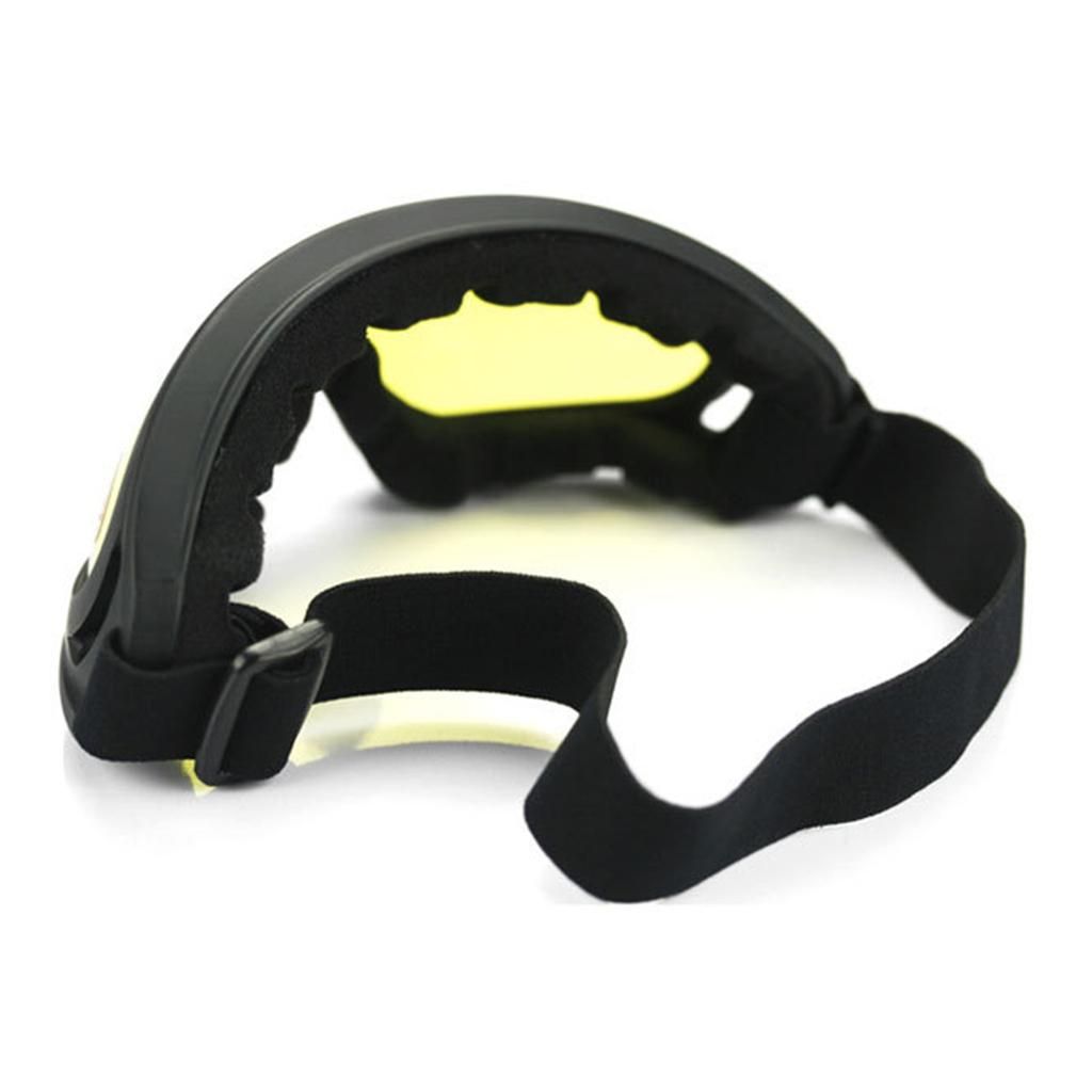 Winter Ski Goggles Windproof Snowboard Eyewear  Yellow A