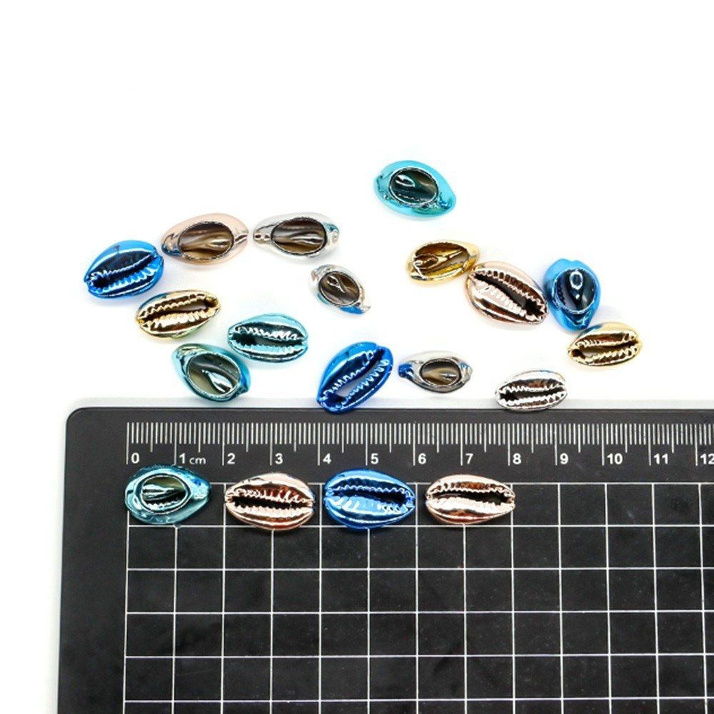 10PCS/Set Hair Braid Rings Shell Pendants Braiding Hair