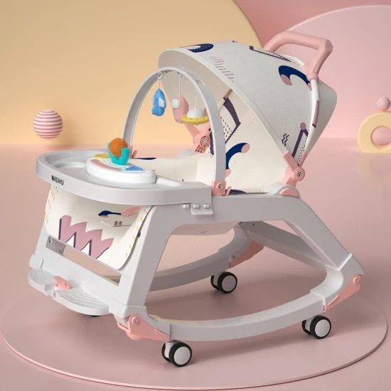 5 In 1 Baby To Toddler Bouncer And Rocker Pink