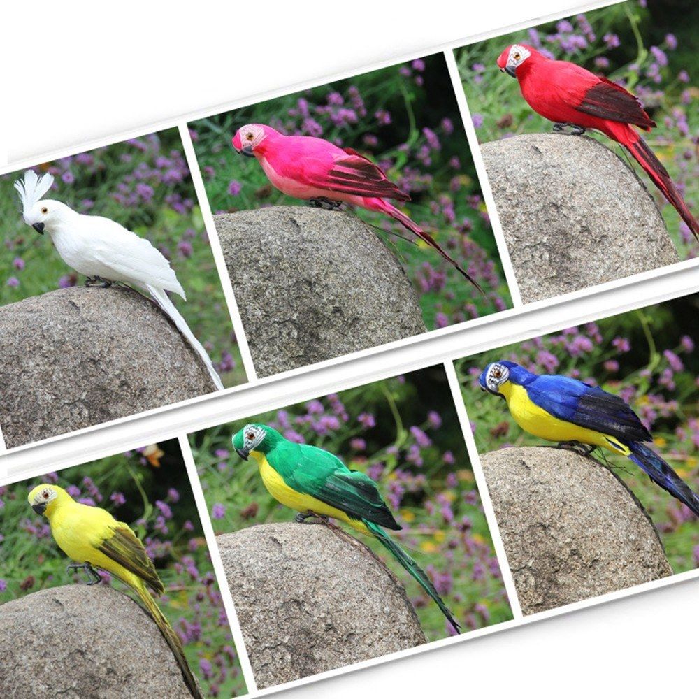 Artificial Parrot Wall Sculpture Decorative Simulation Foam