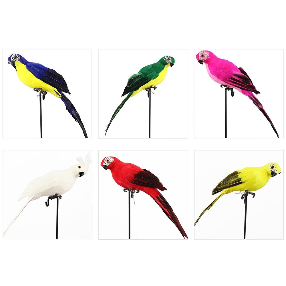 Artificial Parrot Wall Sculpture Decorative Simulation Foam