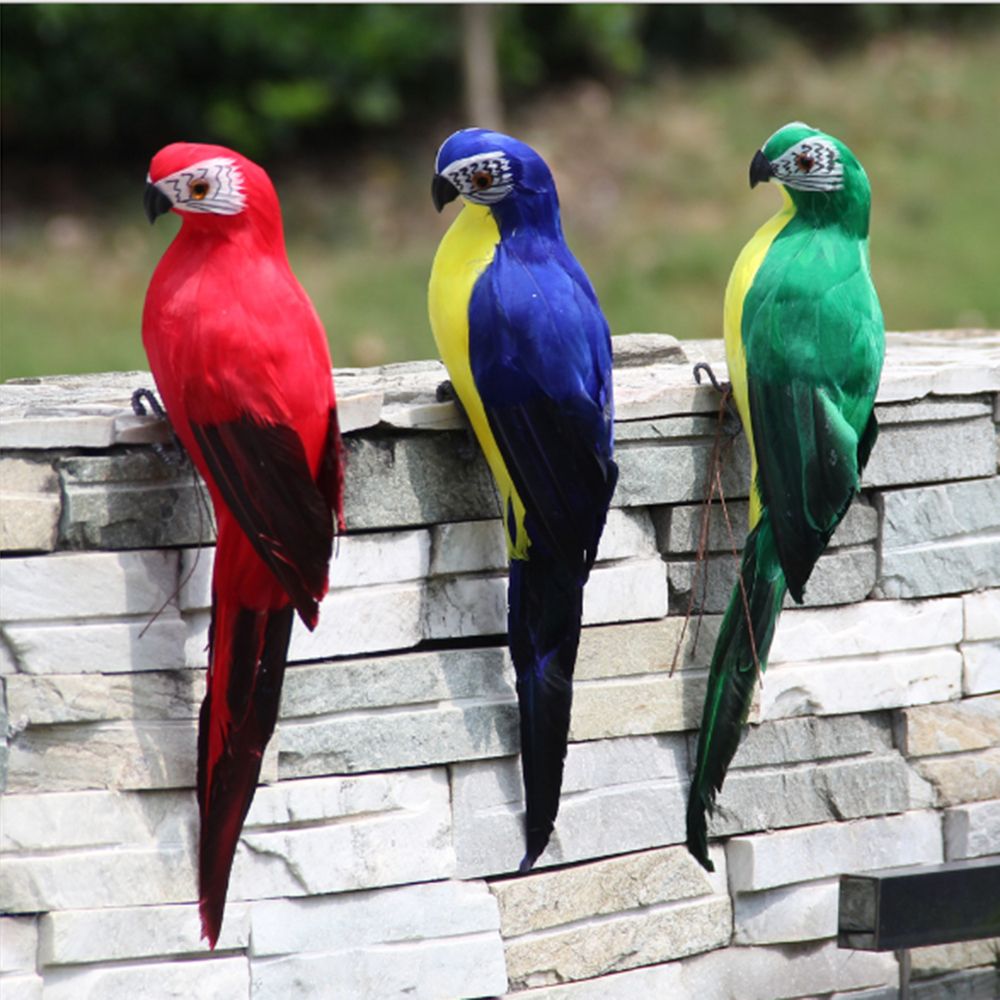 Artificial Parrot Wall Sculpture Decorative Simulation Foam