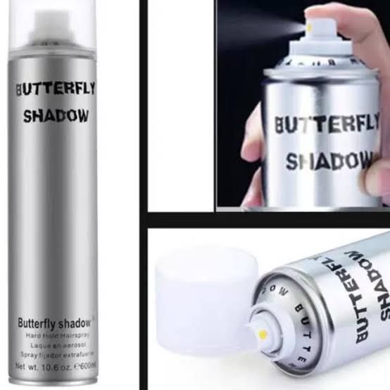 Shadow Hard Hold Hairspray -600ml (Blasting Spray Gum/glue For Professional Hair Stylist)