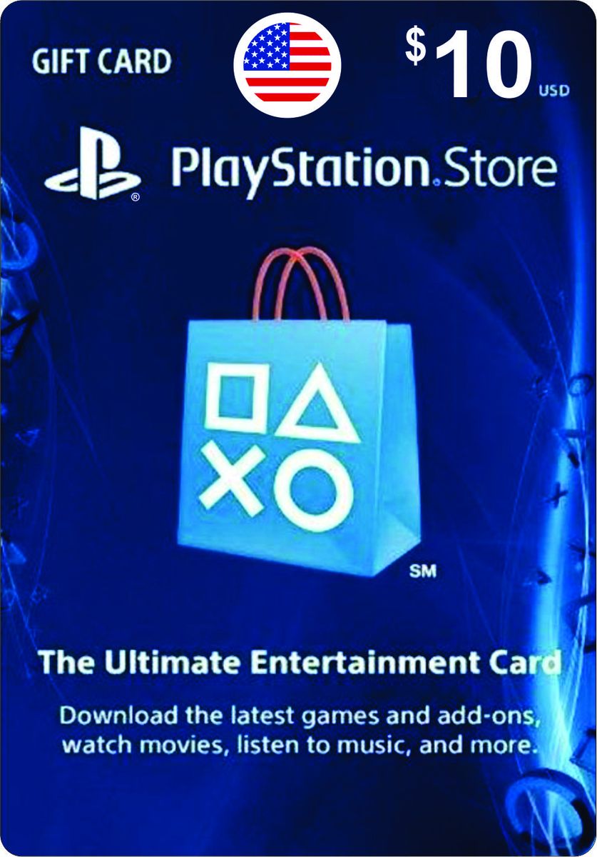 PSN Gift Card $10 For US Accounts