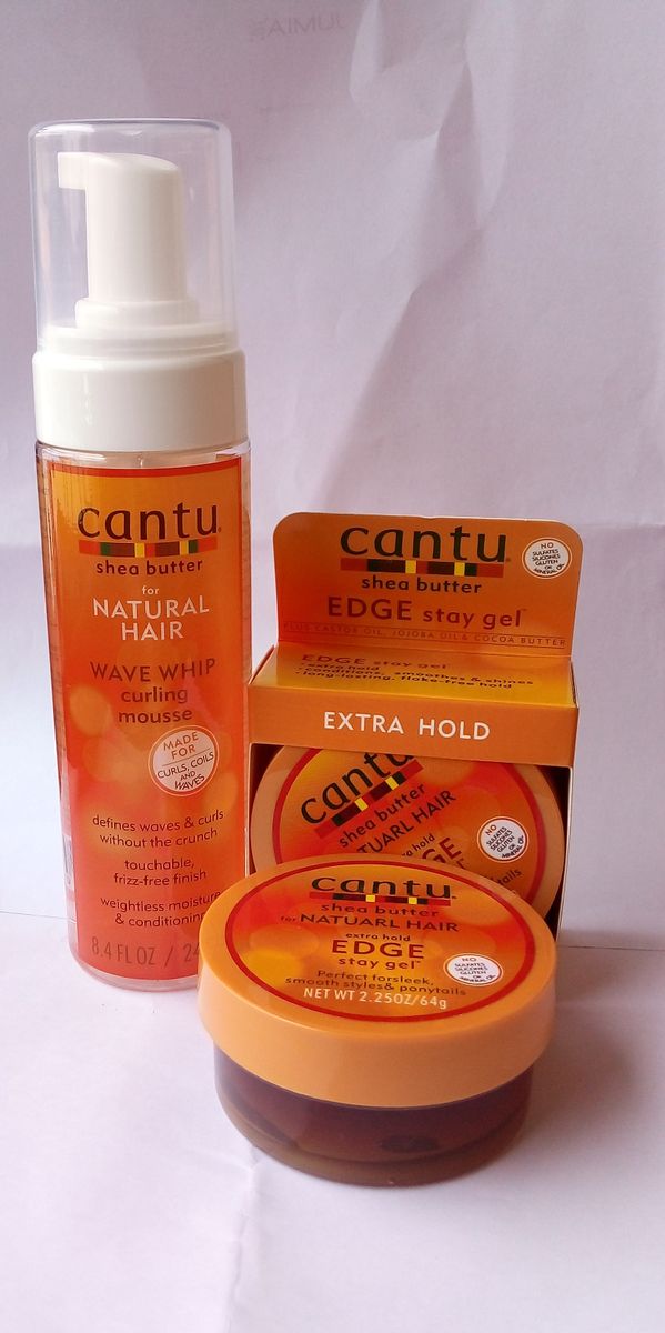 SHEA BUTTER CURLING MOUSSE + EDGE CONTROL HAIR GEL