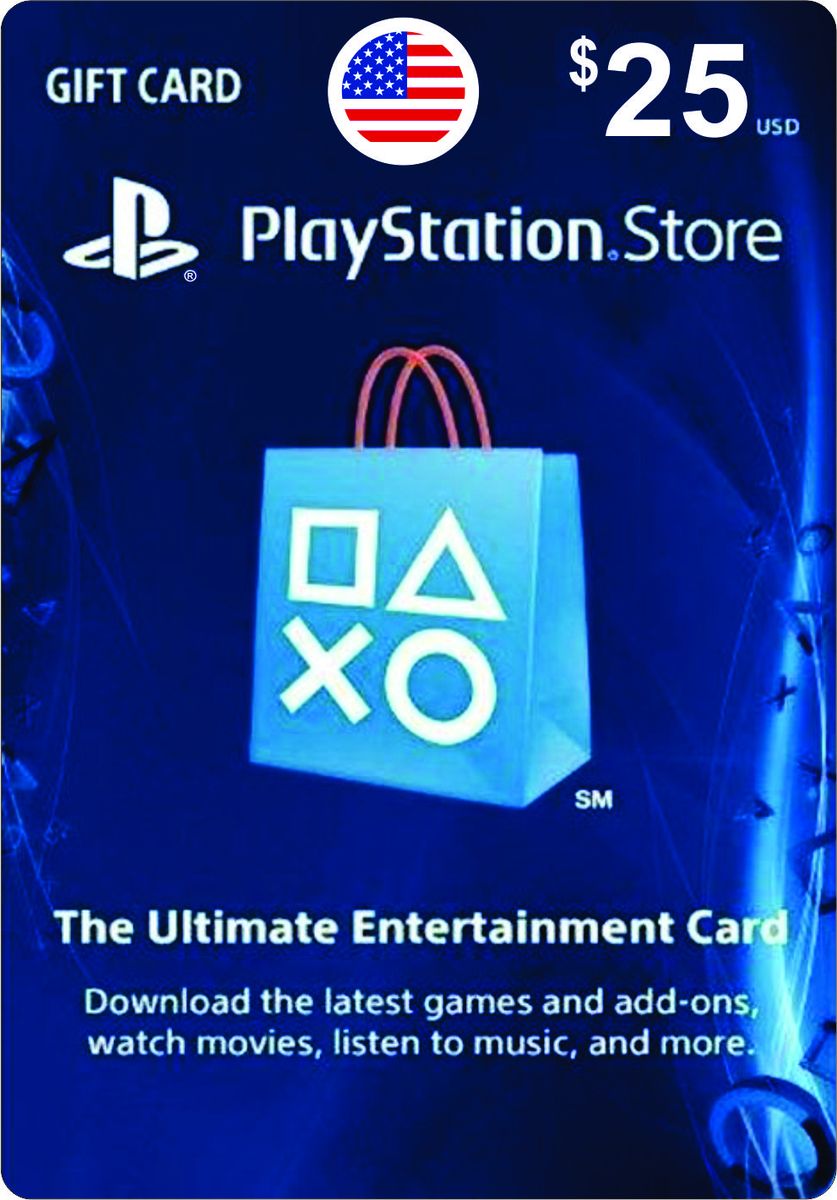 PSN Gift Card $25 For US Accounts