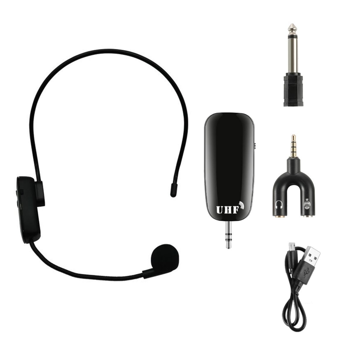 2 In 1 Handheld UHF Wireless Microphone Professional