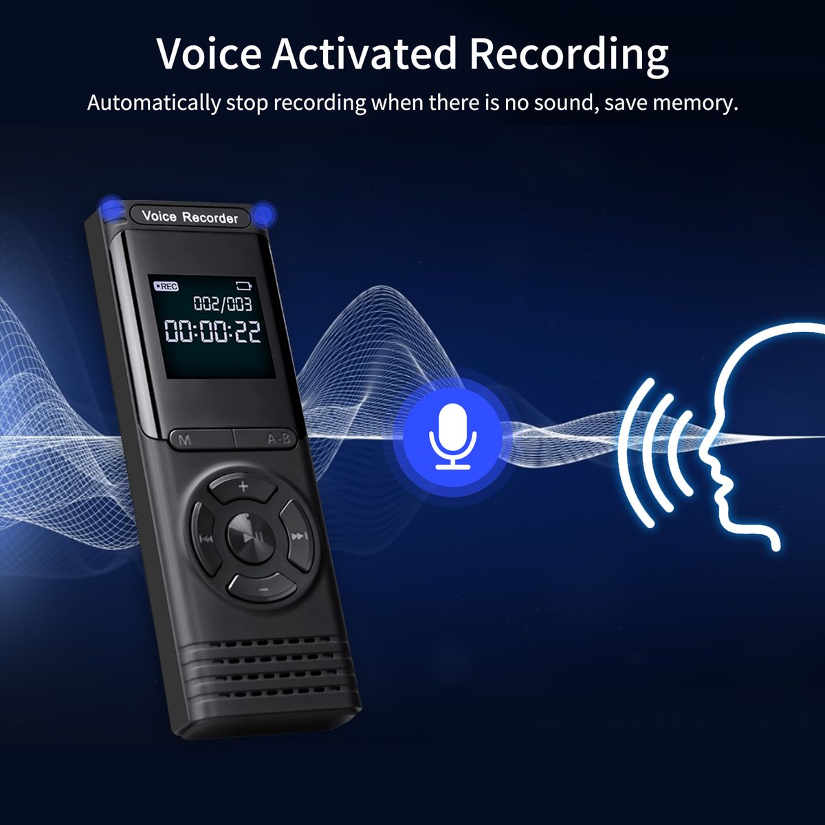 Digital Voice Recorder For Meeting Lecture Interview