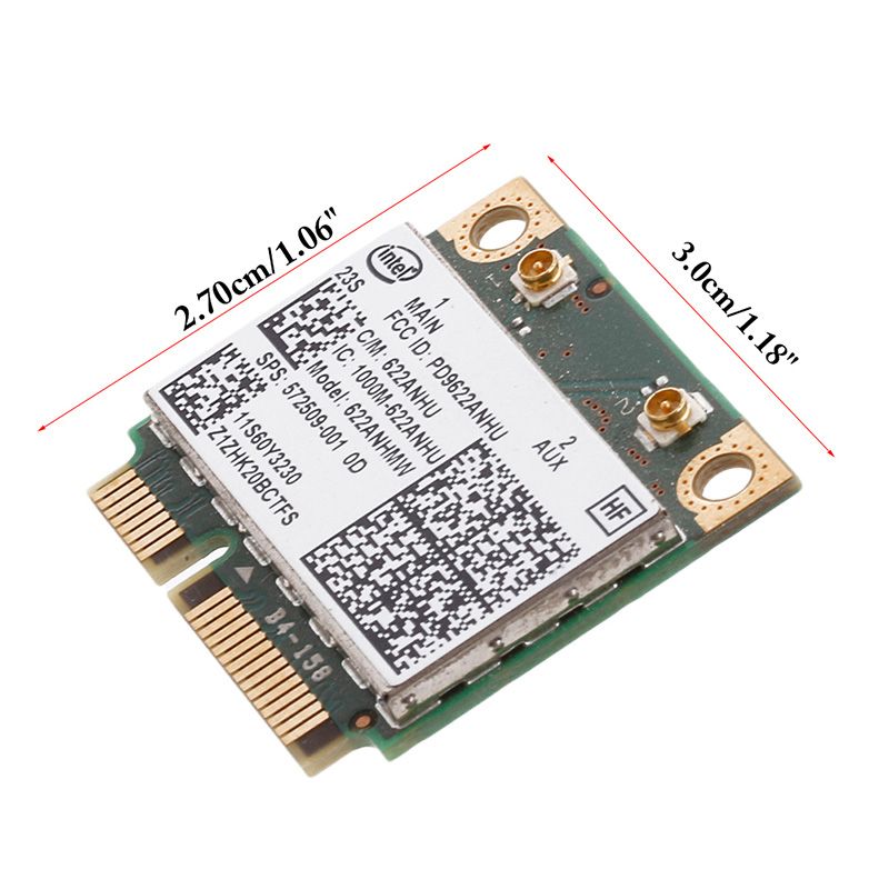 Intel 622ANHU Advanced-N WiFi Card For 60Y3230 8540W 2540P