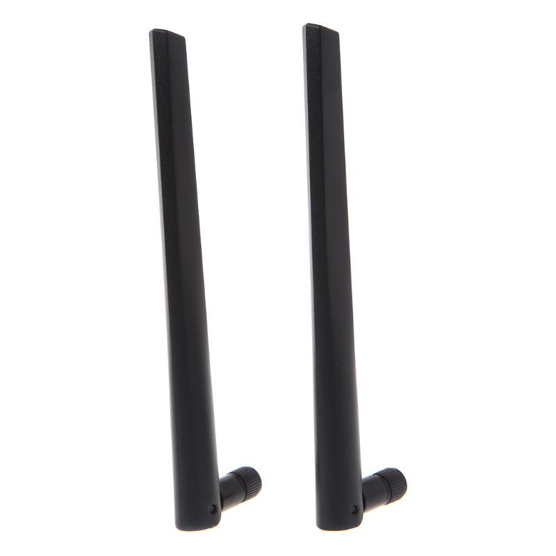 2x 6dBi 2.4GHz 5GHz Dual Band WiFi Router Network Card