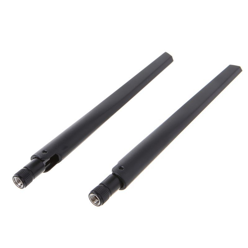 2x 6dBi 2.4GHz 5GHz Dual Band WiFi Router Network Card