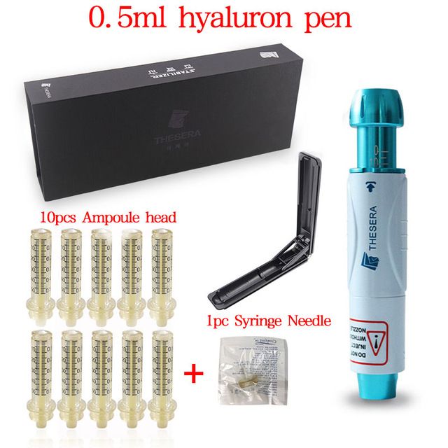 Pen Thesera Lip Hyaluron 0.5ml Anti High Lifting Gun Injection Meso Pen Mesotherapy Verstuiver Wrinkle Gun Pressure Hyaluronzuur