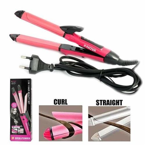 2 In 1 Hair Straightener/Curler And Professional Hair Dryer.