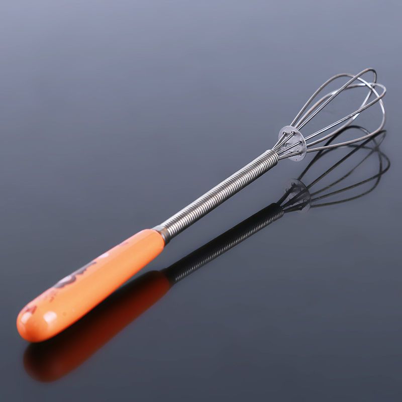 Hot Long Handle E Mixer Tools Small Manual Ceramic Cartoon Handle E Kitchen Cake Baking Mixer Mini Handheld E Beater