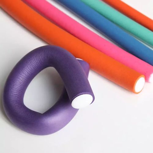 Bendable Hair Curlers/Rollers Multi-Coloured -10 Pcs.
