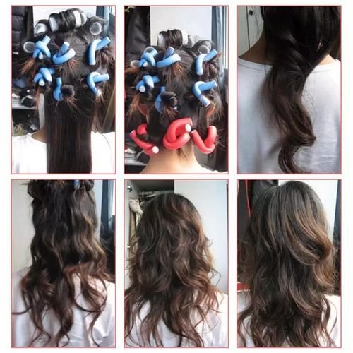 Bendable Hair Curlers/Rollers Multi-Coloured -10 Pcs.