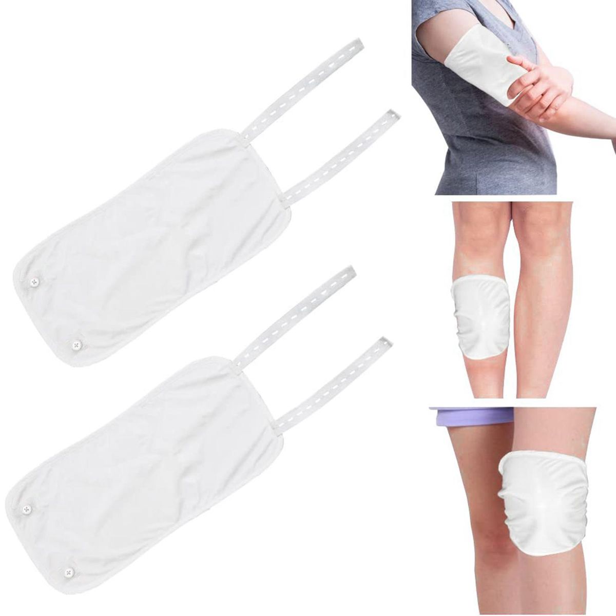 Essential Oil Conditioning Wrap Organic Castor Oil Compress for Calf White