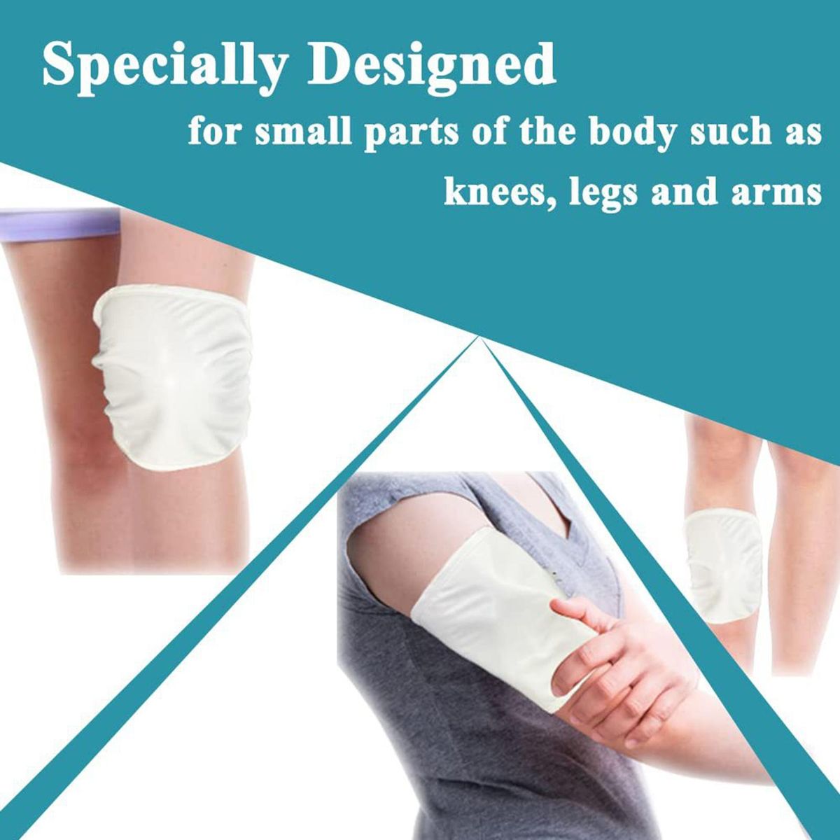 Essential Oil Conditioning Wrap Organic Castor Oil Compress for Calf White