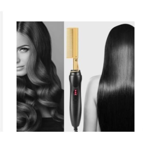 Electric Stretching Straightening Hot Comb Hair Straightener