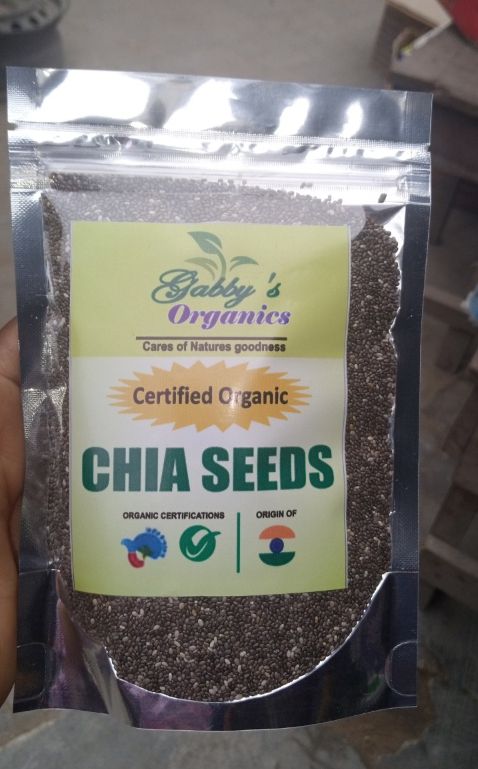 Gabby's Organic CHIA SEEDS Certified Organic 150gm(Small)