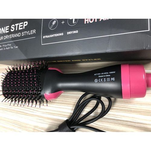Hair Dryer Brush 2 In 1 Electric Hair Straightener Curler