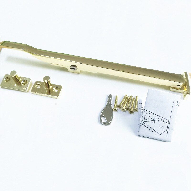 Lockable Window Casement Stay Zinc Alloy Window Handle Lock With Key Security