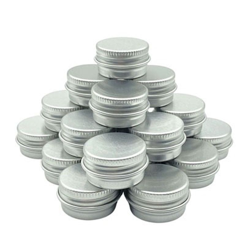 100pcs 5/10/15/30/40/50/60g Aluminum Can, Candle Jar,cream
