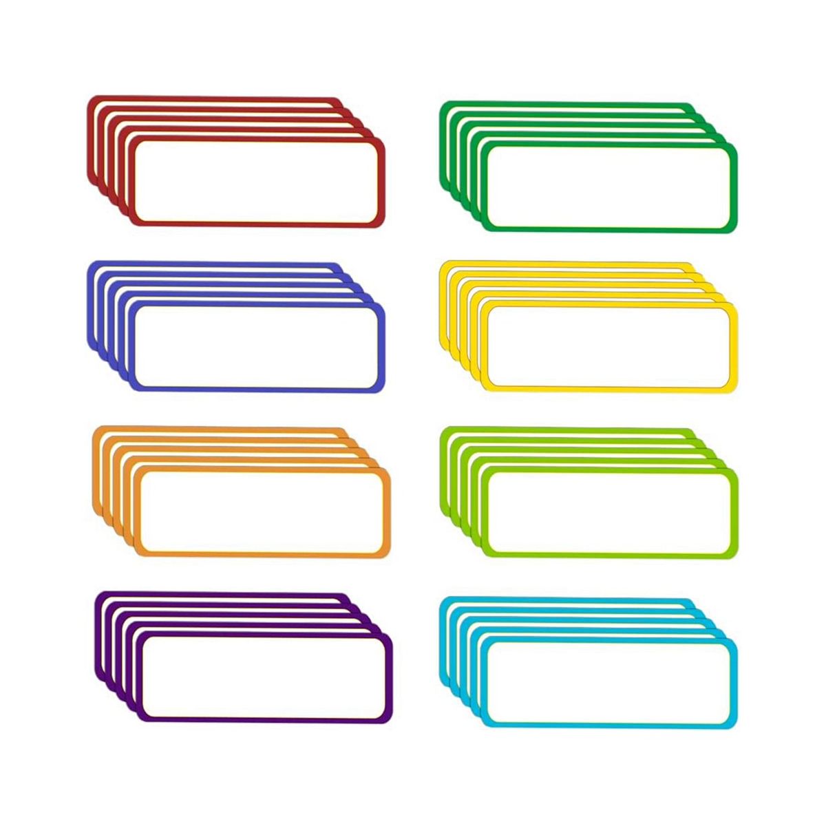 Magnetic Dry Erase Labels 40 Pcs Magnetic Name Tags
