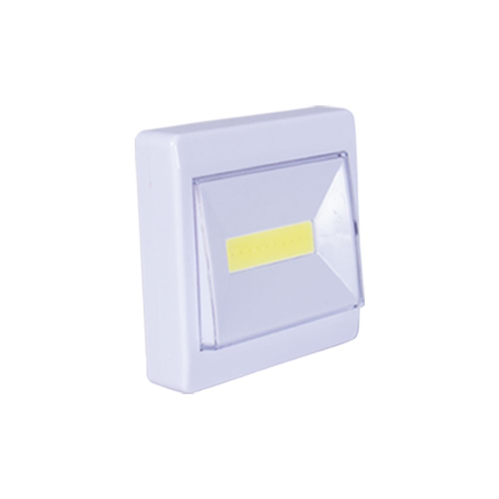 Bright Mini COB LED Night Lamp Wall Light Battery Operated With Switch Magic Tape For Garage Closet Emergency Light--