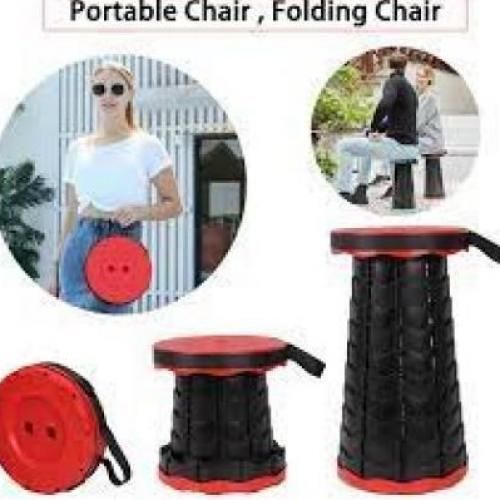 Foldable Stool Telescopic Adults Kids Retractable Chair