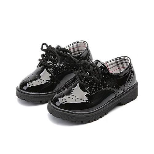 Unique Kids Trendy Formal/School Shoe (Black)