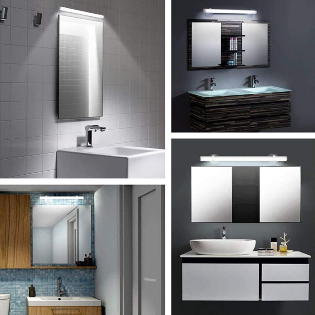 LED Mirror Lights Wireless Portable Rechargeable Vanity