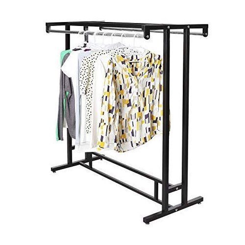 Double (2) Bar Layer Garment Cloth Rack For Boutique Home