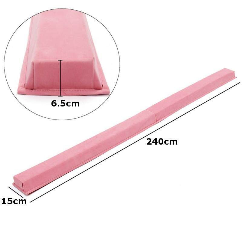 Trapezoidal Section Foldable Gymnastics Training Children Balance Beam Sponge