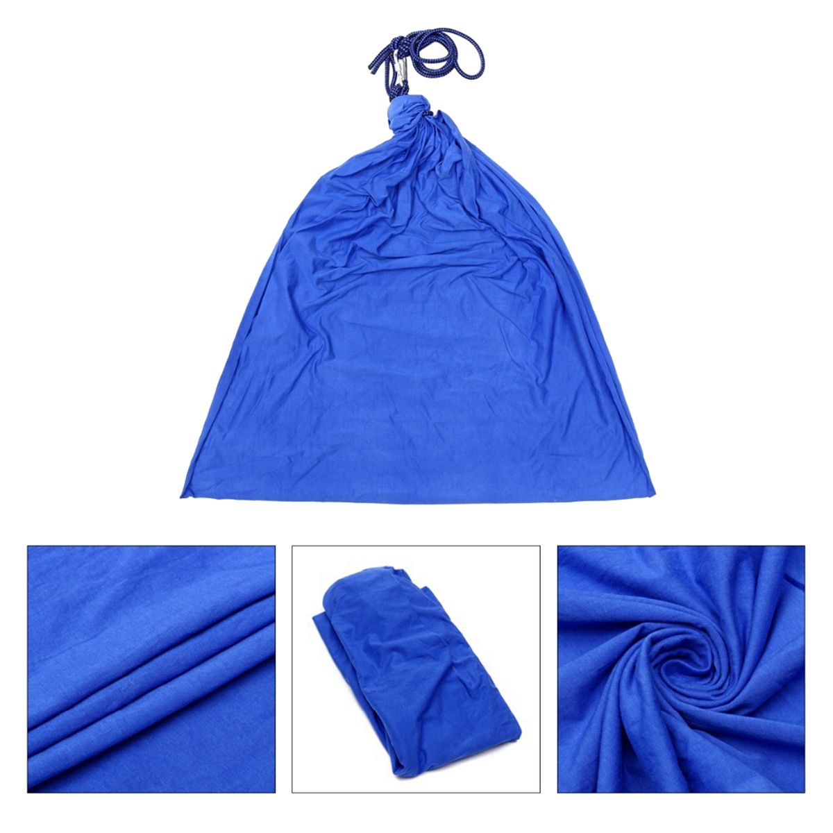 Kids Cotton Swing Hammock for Autism ADHD ADD Up Sensory Child Elastic Parcel SwingDark Blue
