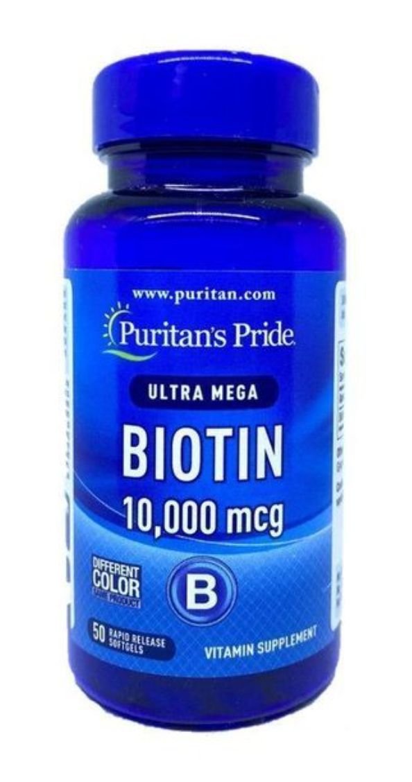Biotin 10,000 Mcg, 50 Softgels (Hair, Skin & Nail)