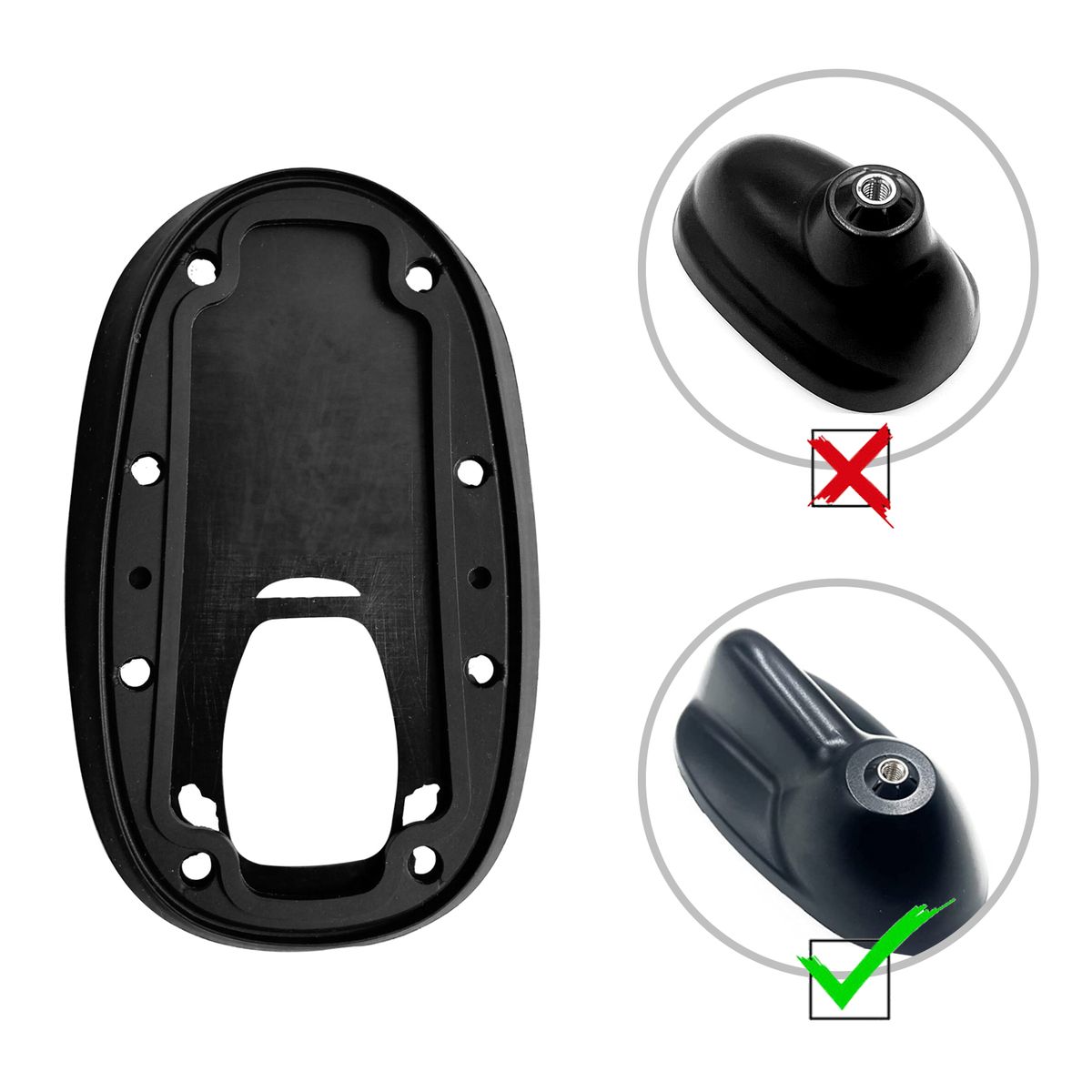 Antenna Base Gasket, Car Rubber Roof Antenna Base Sealing