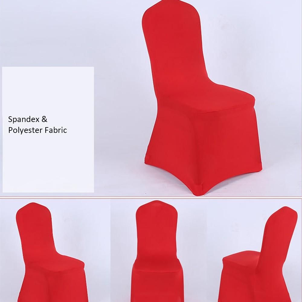 Chair Cover Stretch Elastic Universal Spandex Polyester Fabric Chair Covers for Wedding Party Banquet Hotel Dining Room Kitchen