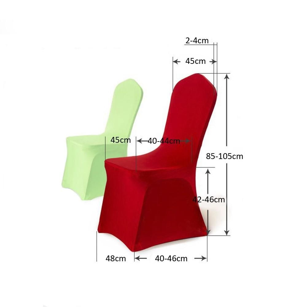 Chair Cover Stretch Elastic Universal Spandex Polyester Fabric Chair Covers for Wedding Party Banquet Hotel Dining Room Kitchen