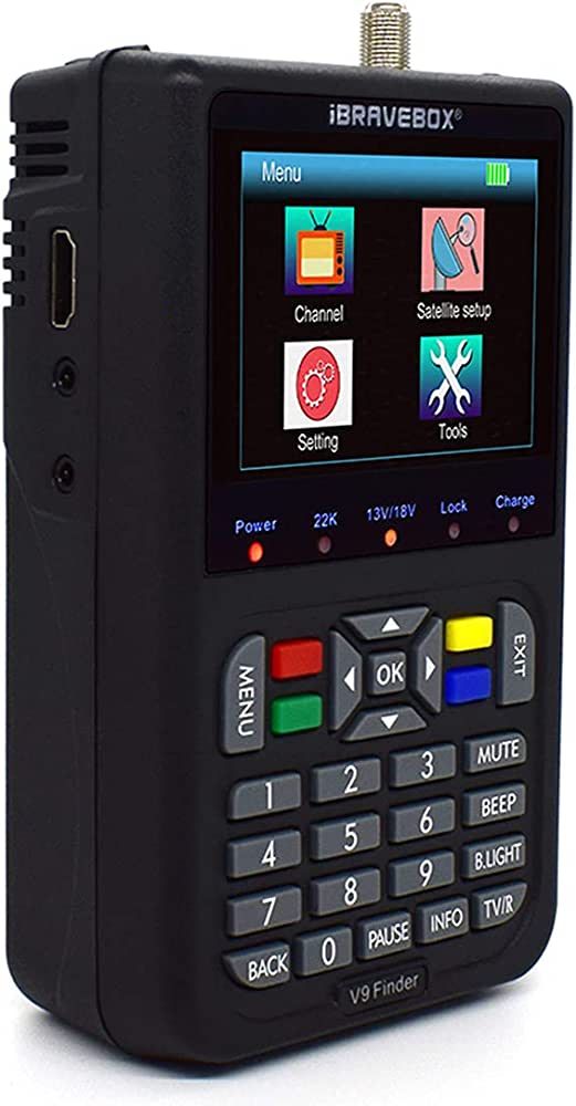 IBRAVEBOX V9 Satelite Finder H.265 Meter