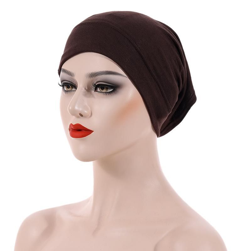 New multi-color elastic mercerized cotton base small cap and hood