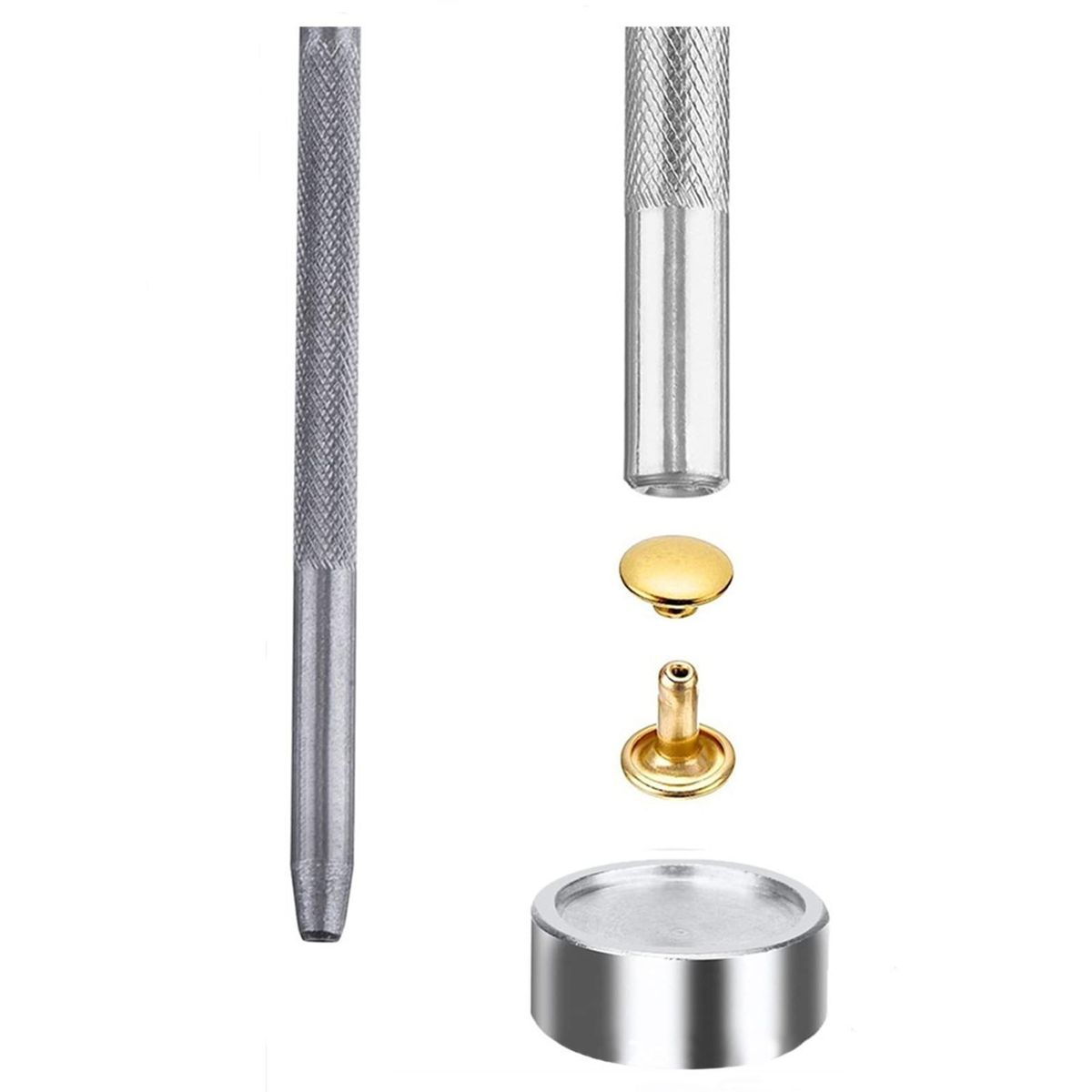 Durable Rivets for Clothing Craftyfix 100 Sets Rivet Kit Stylish Diy