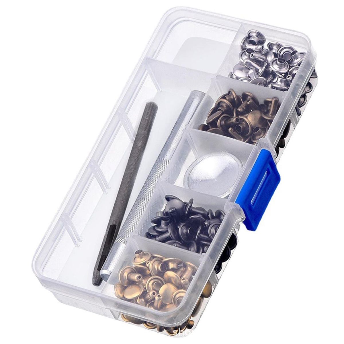Durable Rivets for Clothing Craftyfix 100 Sets Rivet Kit Stylish Diy