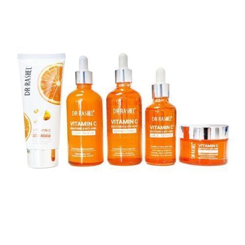 VITAMIN C BRIGHTENING +ANTI AGEING SKIN CARE SERIES -5 In 1.